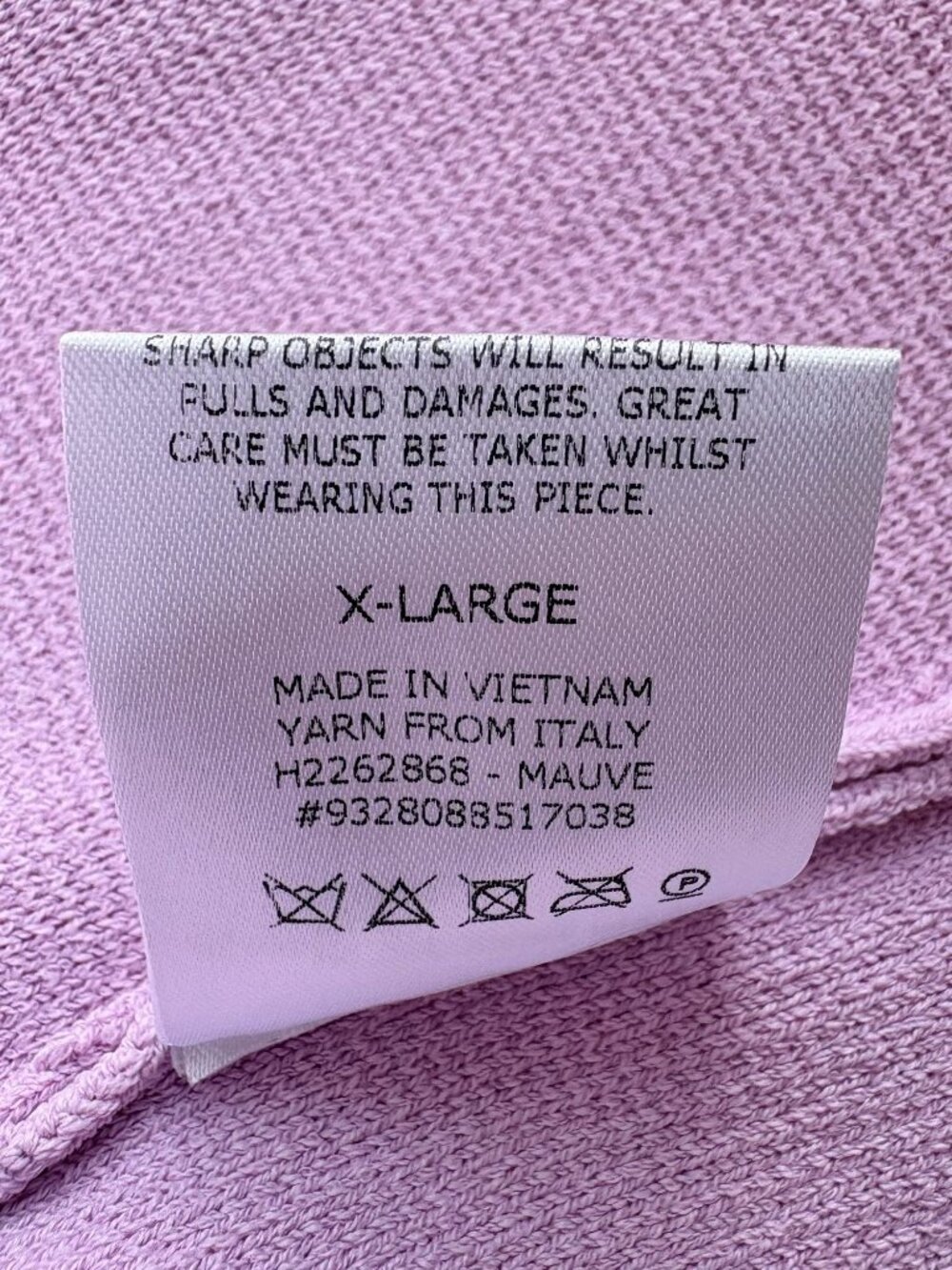Scanlan Theodore Crepe Knit Jacket Mauve Pink XL - Picture 9 of 9